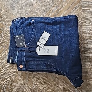 EXPRESS FLEXX Skinny Mid Rise Jean, Large Long Tall 12/14/16,Ultra Hyper Stretch